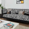 Wild Zebra Print Chenille Furniture Protector Sofa Cover