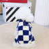 Checkered Fleece Dog Jacket – Bold Style and Warmth for Winter Walks