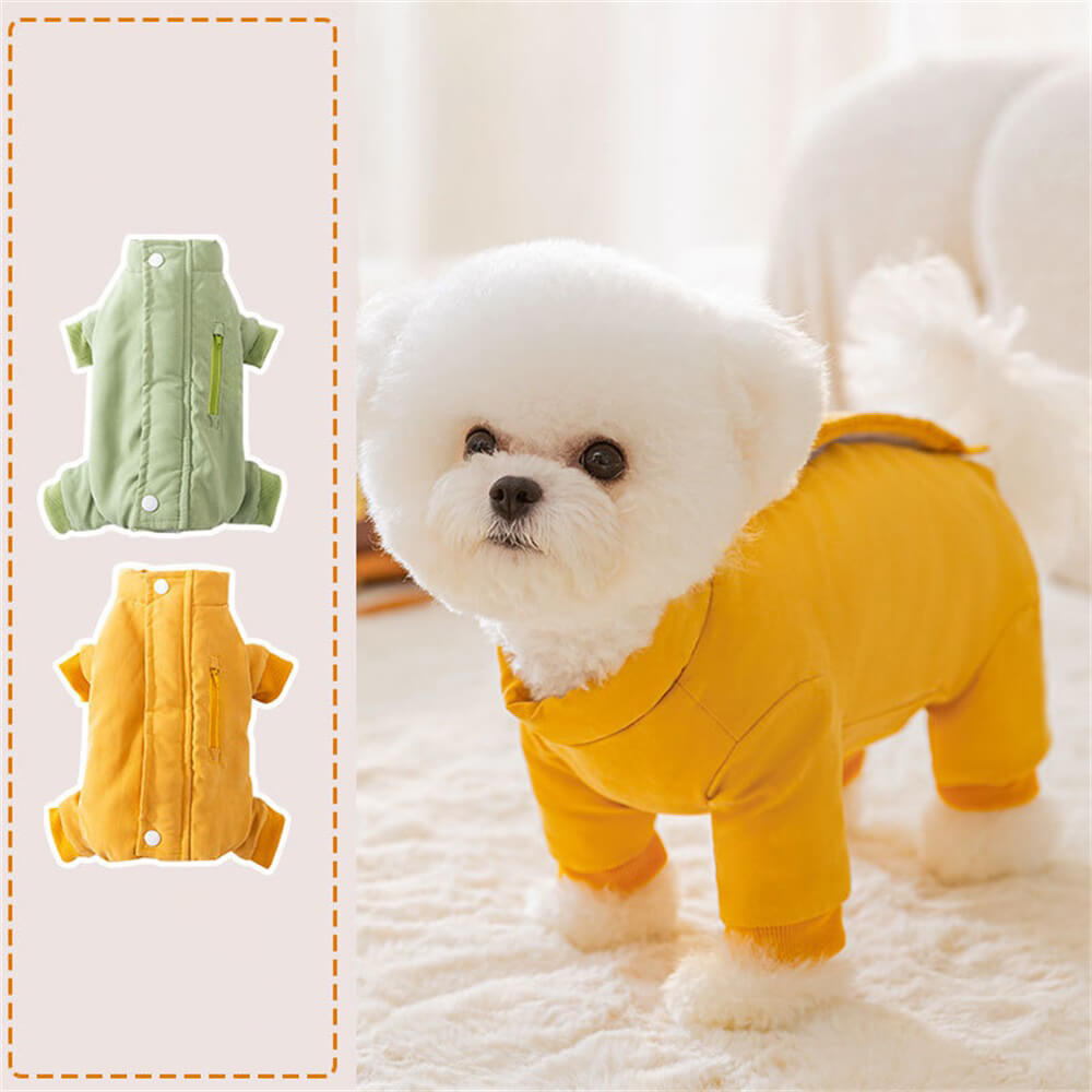 Sunny Yellow Dog Jacket – Stylish & Cozy Outerwear for Cold Weather