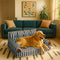 Stripe Waterproof Foldable Large Dog Sofa Bed - Sunny Siesta