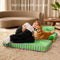 Stripe Waterproof Foldable Large Dog Sofa Bed - Sunny Siesta
