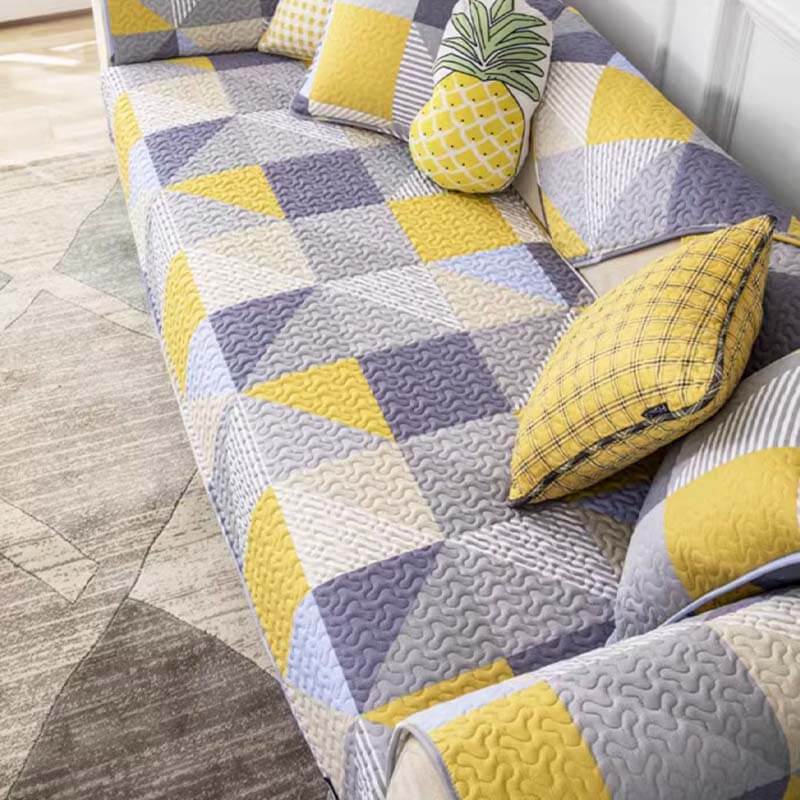 Artistic Geometric Pattern Washable Sofa Cover