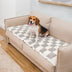 Checkered Color Matching Large Non-slip Pet Mat Sofa Cover