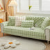 Cozy Plush Solid Colour Non-slip Sofa Cover