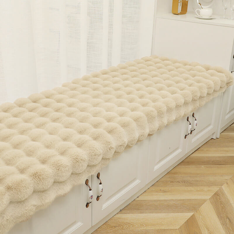 Cozy Plush Solid Colour Non-slip Sofa Cover