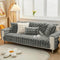 Cozy Plush Solid Colour Non-slip Sofa Cover
