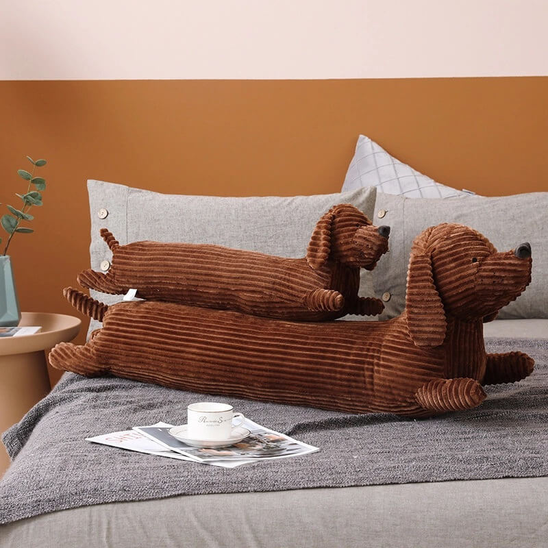 Cute Long Stuffed Dachshund Doll Plush Nap Sofa Cushion