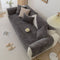 Delicate Waffle Chenille Fabric Furniture Protector Sofa Cover