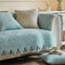 Fashion Leaf Trim Cotton Washable Sofa Cover