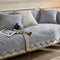 Fashion Leaf Trim Cotton Washable Sofa Cover