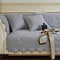 Fashion Leaf Trim Cotton Washable Sofa Cover