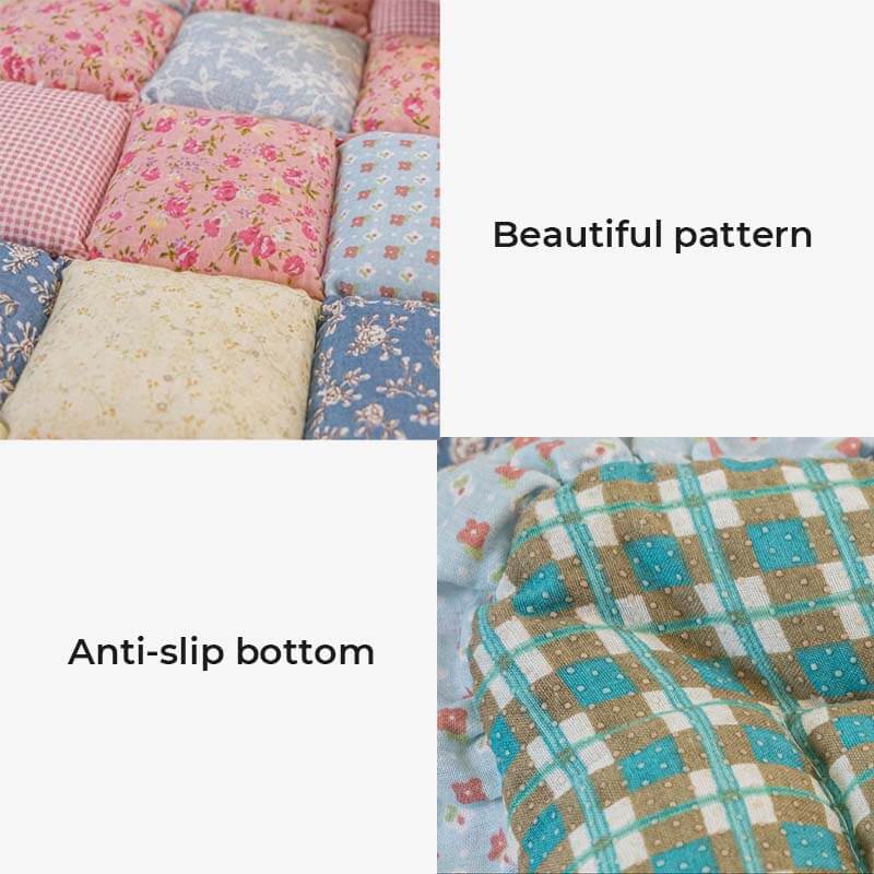 Floral Handmade Pure Cotton Protective Sofa Cover
