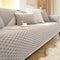 Honeycomb Plush Thickened Non-slip Sofa Cover