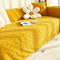 Solid Colour Fleece Furniture Protector Sofa Cover
