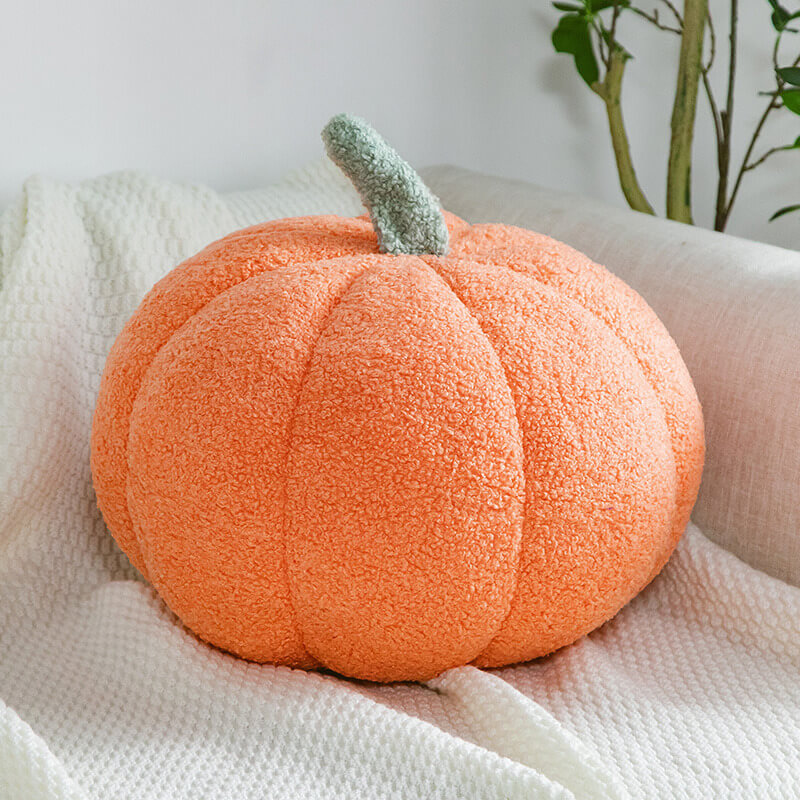 Teddy Fleece Pumpkin Pillow Sofa Pillow