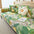 Tropical Leaves Cooling Non-slip Sectional Sofa Cover
