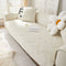 Warm Crystal Velvet Wheat Embroidery Non-Slip Sofa Cover