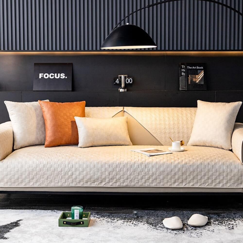 Water-resistant Leathaire Fabric Sofa Cover Furniture Protection Sofa Cover