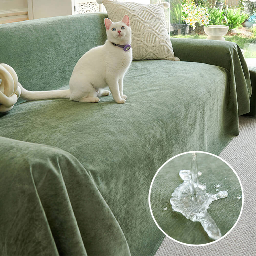 Soft and Waterproof Scratch-Resistant Non-Linting Throw Outdoor Sofa Cover