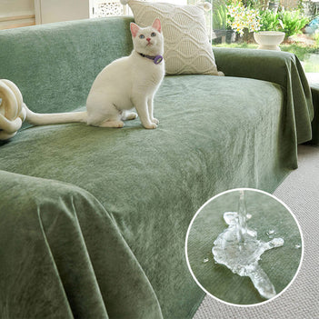 Soft and Waterproof Scratch-Resistant Non-Linting Throw Sofa Cover