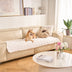 Make Waffle Biscuit Sofa Cover – Cozy Soft Flannel & Breathable Pet Mat
