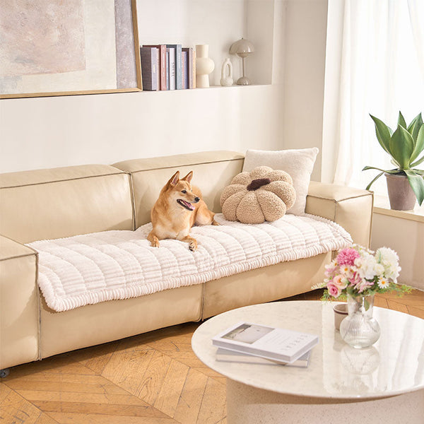 Lazy Soft Flannel Breathable Pet Mat Non-slip Sofa Covers