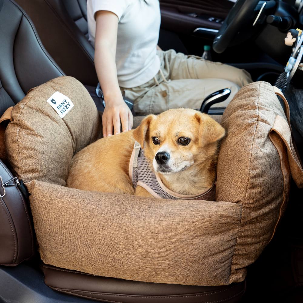 Dog Car Seat Bed - First Class - FUNNYFUZZY