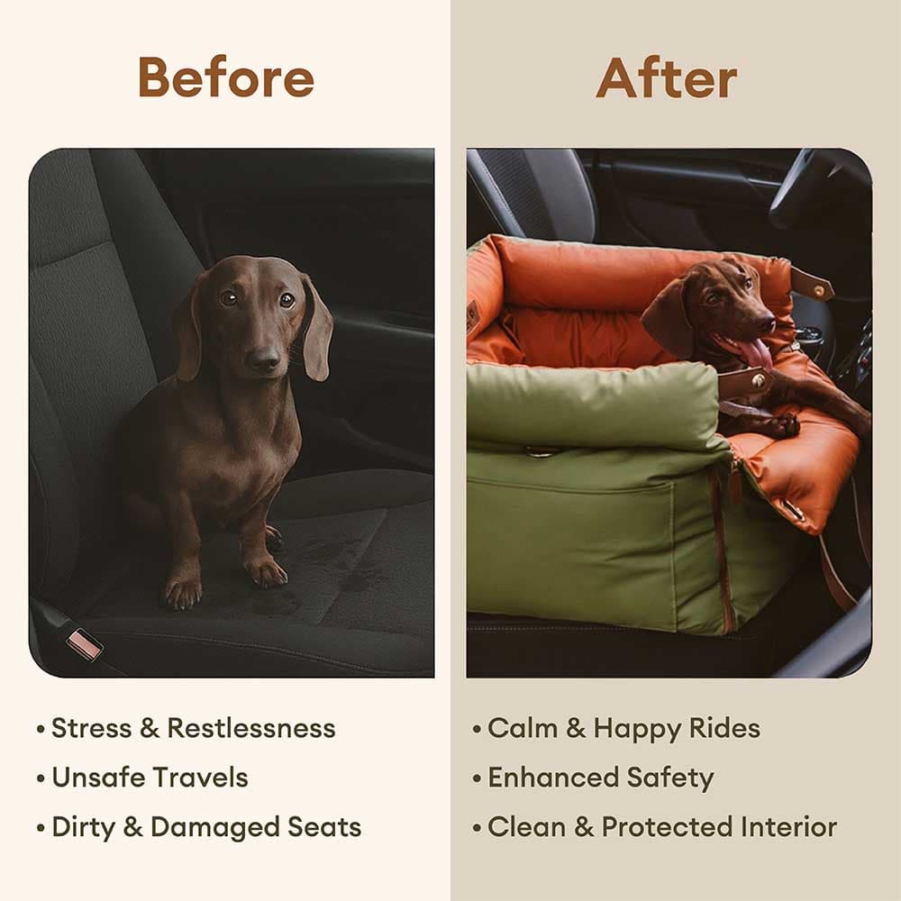 Urban Voyager Dog Car Booster Bed