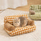 Vintage Leisure Diamond Dog & Cat Sofa Bed