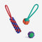 Ensemble de jouets pour chien en corde à nœuds - Color Clash